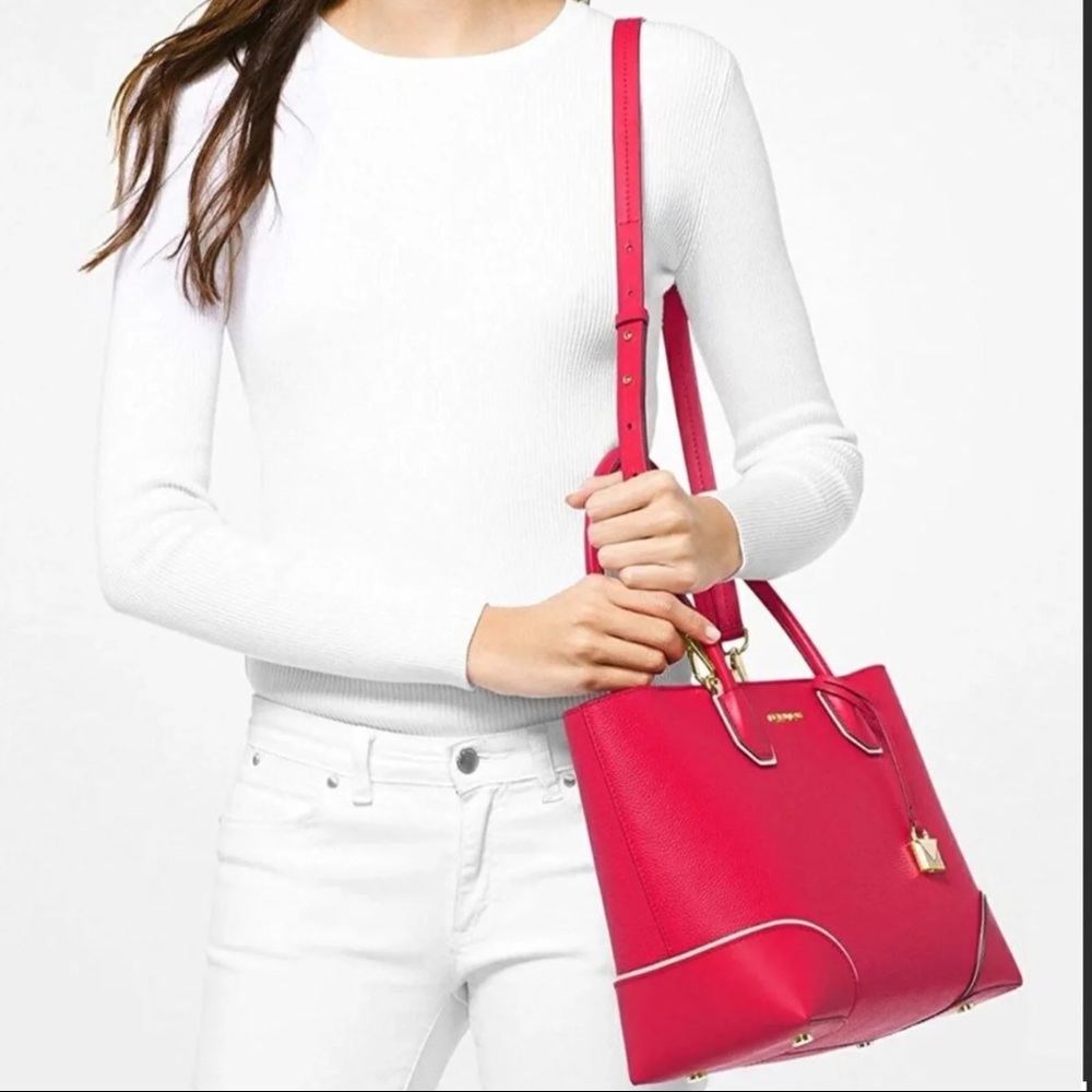 MK leather tote bag